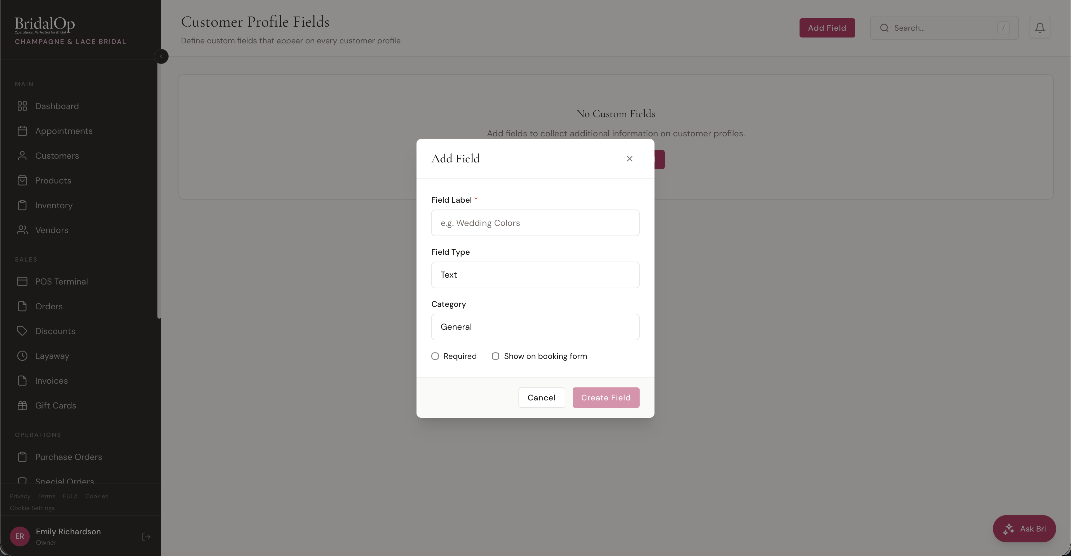 Add Customer Field